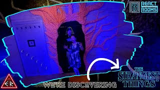 We're discovering "THE STRANGEST THINGS" at REACT Premium Escape Rooms in Windsor Locks, CT!!