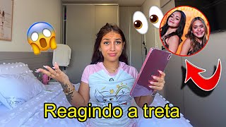 REAGINDO A MINHA BRIGA COM A MILENA E MANU MAIA 👀😱 * me arrependi?* Content