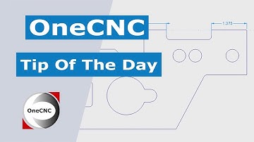OneCNC Align Dimensions - Tip 291