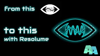 Neon logos & text - Light'n'Shine | Resolume tutorial