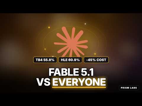 Claude Fable 5.1: 8 Benchmarks vs GPT-5.6 Sol and Gemini