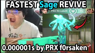 The FASTEST 0.000001s SAGE REVIVE by PRX forsaken