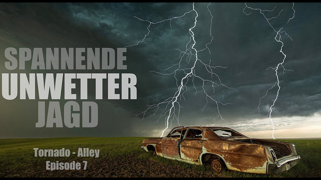 GEWITTER mit heftigen Blitzen und krassen Strukturen wird zum UNWETTER