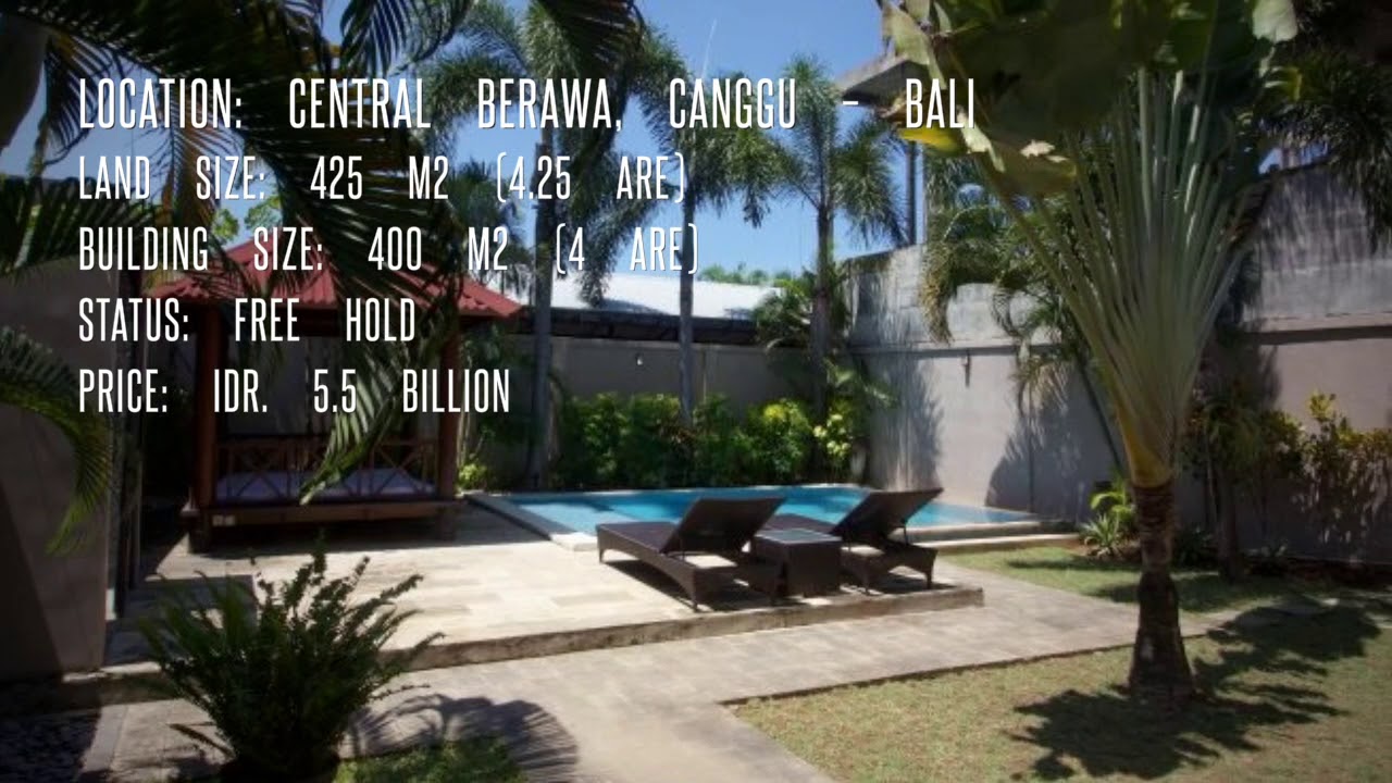 Free Hold Villa For Sale in Bali - Elite Bali Real Estate