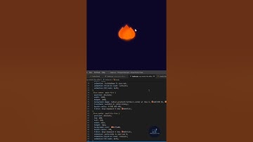 HTML CSS Fire Animation #shorts #html #css