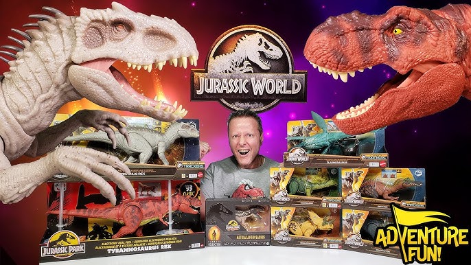  JURASSIC WORLD DESTROY 'N DEVOUR INDOMINUS REX : Video Games