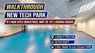 Unit #04-06 @ New Tech Park | 12,745 sqft High-Spec B1 Industrial Space | Lobby F Walkthrough Unit #04-06 @ New Tech Park | 12,745 sqft High-Spec B1 Industrial Space | Lobby F Walkthrough