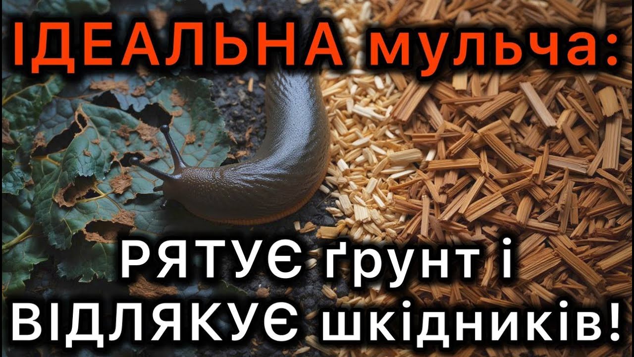 ІДЕАЛЬНА мульча: РЯТУЄ ґрунт і ВІДЛЯКУЄ шкідників!