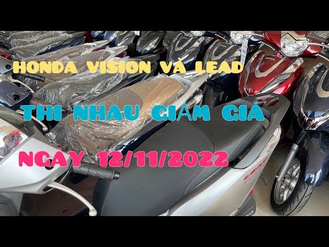 Video Bảng giá xe Honda vision 2022 và lead 2022. Giá ngày... - youtube