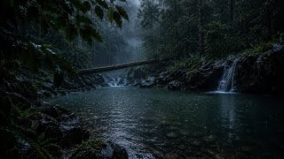 Relaxing Rain on a Hidden Forest Lake 🌧️ Deep Sleep & Relaxation