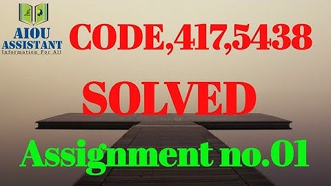 Aiou solved Assignment autumn 2020 || Aiou BED solved Assignment Autumn 2020