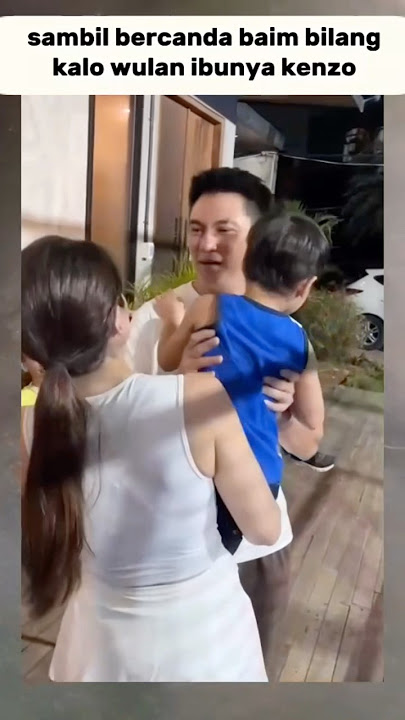 WULAN GURITNO GENDONG ANAKNYA BAIM WONG #baimwong #wulanguritno