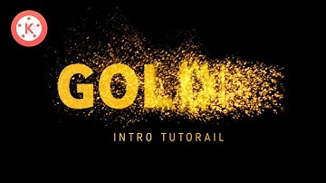 How to Make Golden particals Reveal Text Animation intro in Kinemaster in HINDI URDU Axi Nawab Tech