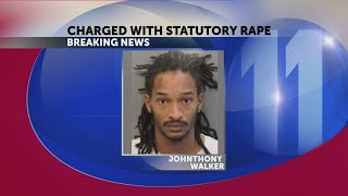 Johnnthony Walker  charged with statutory rape