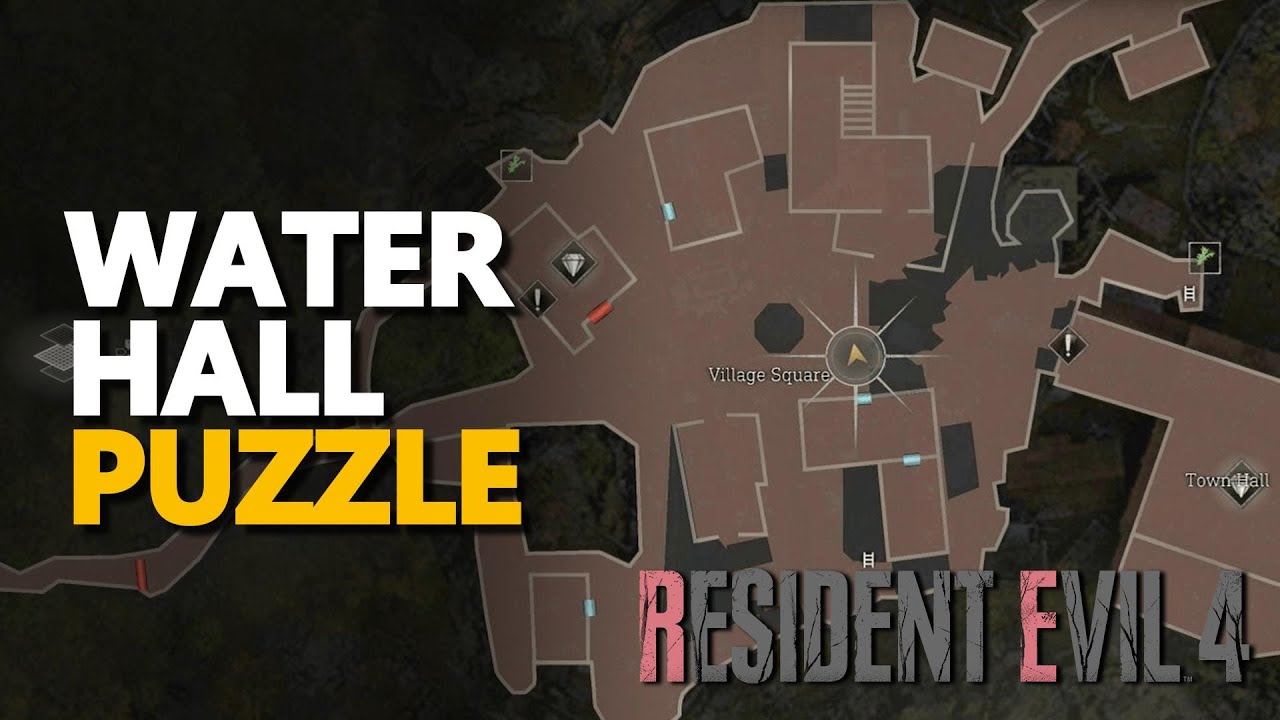 Water Hall Puzzle RE4 Remake