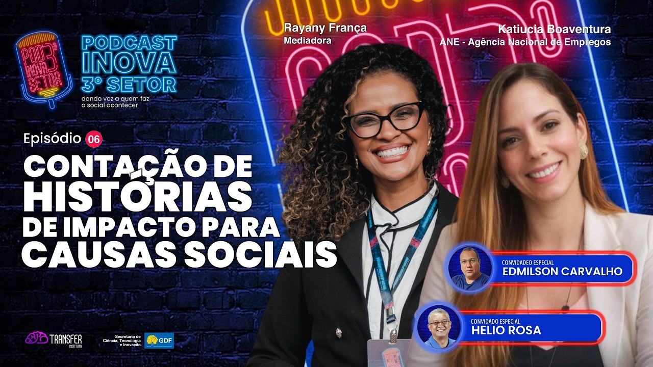🎙️ Já está no ar o 6º episódio do Podcast Inova 3º Setor!