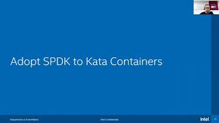 Building high efficient storage infrastructure for secure container on top of SPDK