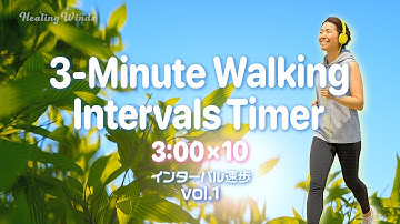 30-Minute Japanese Interval Walking Training Timer🚶Boost your health
