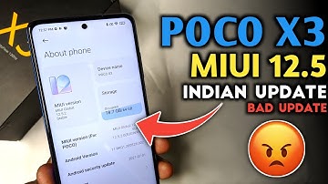 Poco X3 - MIUI 12.5 India Stable Update With Android 11 Full Changelog⚡⚡ | Review