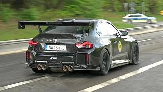 Cars Leaving Nürburgring Tankstelle - 918 Spyder, M2 G87, G63 AMG 4x4, Challenge Stradale, NSX