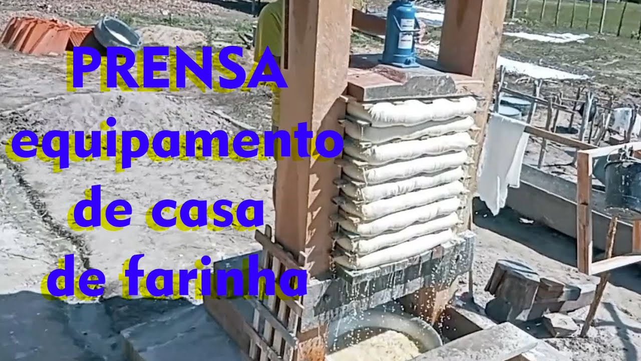 COMO CONFECCIONAR EQUIPAMENTOS DE CASA DE FARINHA