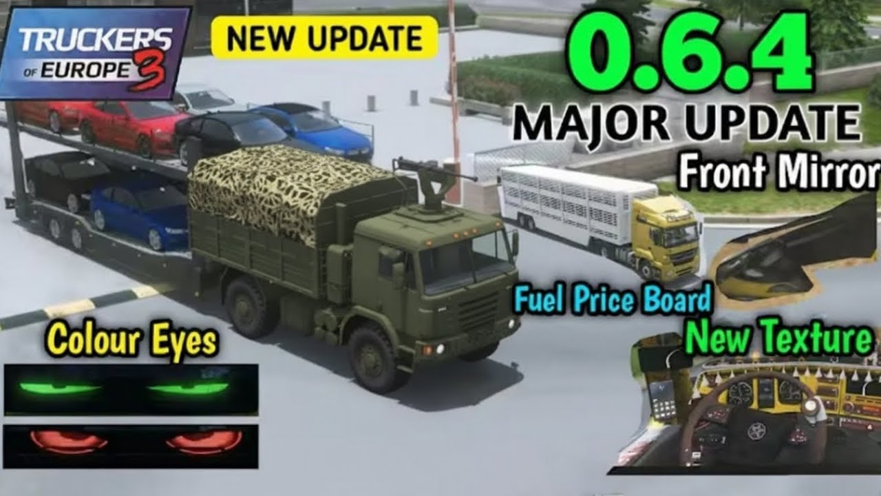 FINALLY! TRUCKERS OF EUROPE 3 UPDATE 0.6.4 - ADVANCED TECH AND MORE NEW FUNCTIONS ADDED