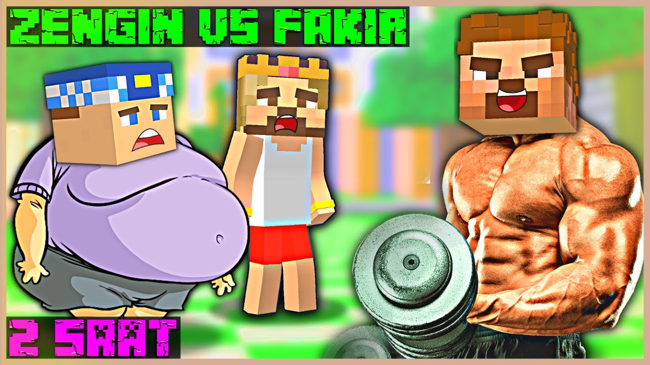MİNECRAFT ZENGİN VS FAKİR HAYAT FİLMİ! 😂 - Minecraft
