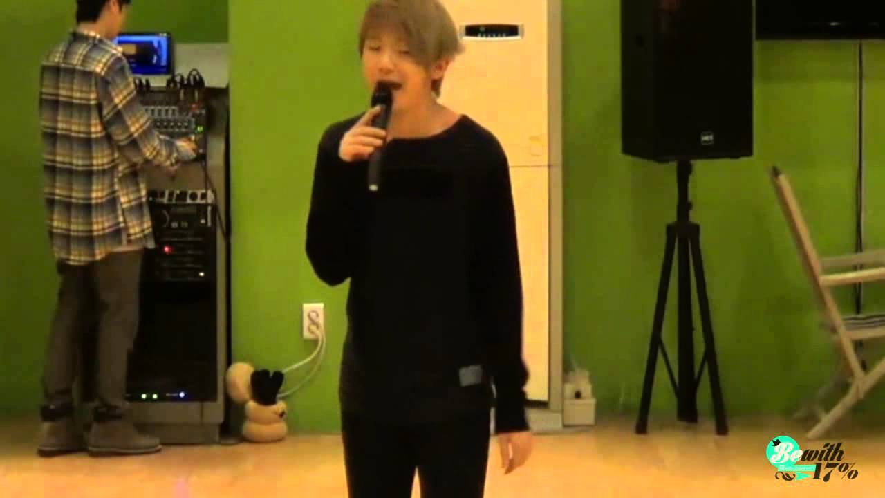 131011 Jihoon SOLO Mission performance 'Boyfriend' by Justin Bieber