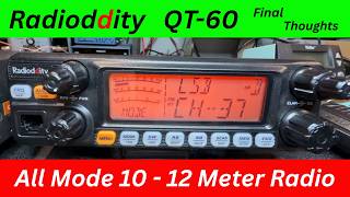 Radioddity QT60Pro UPDATE After Several Weeks Of Mobile Use. #cbradio #hamradio
