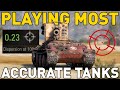 Playing the most accurate tanks in world of tanks