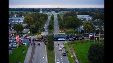 Transformator 1 (van 6) op transport van Veendam naar Ter Apelkanaal.