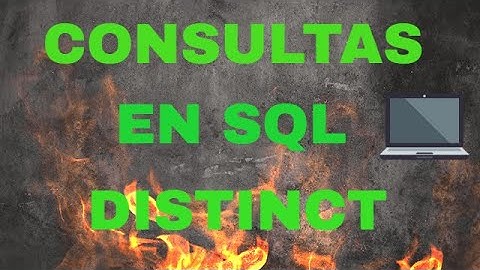 Consultas en SQL Distinct Curso gratis