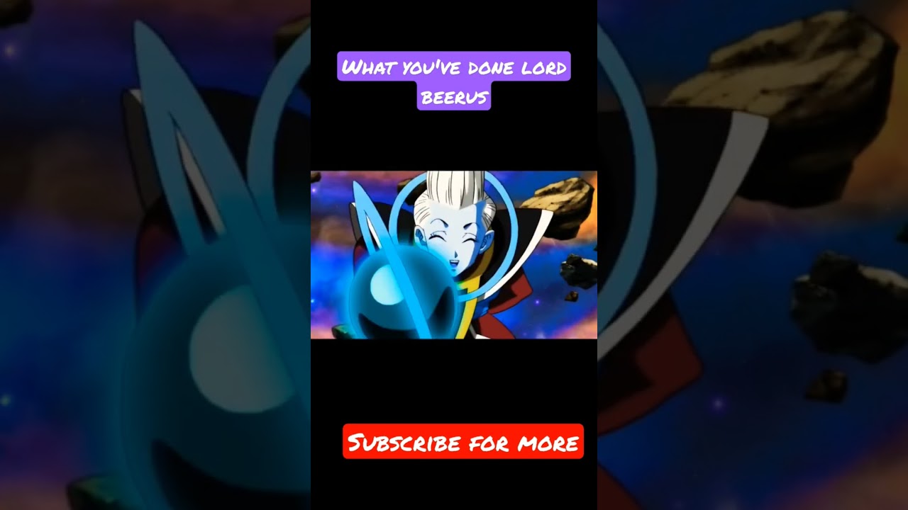 beerus doing very bad job  | subscribe for more