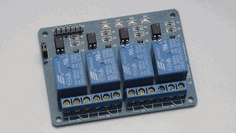 4 Channel Relay Module ARDUINO VIDEO SERIES Test Vid #1