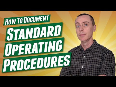 How To Create A Standard Operating Procedure (SOP for short!)