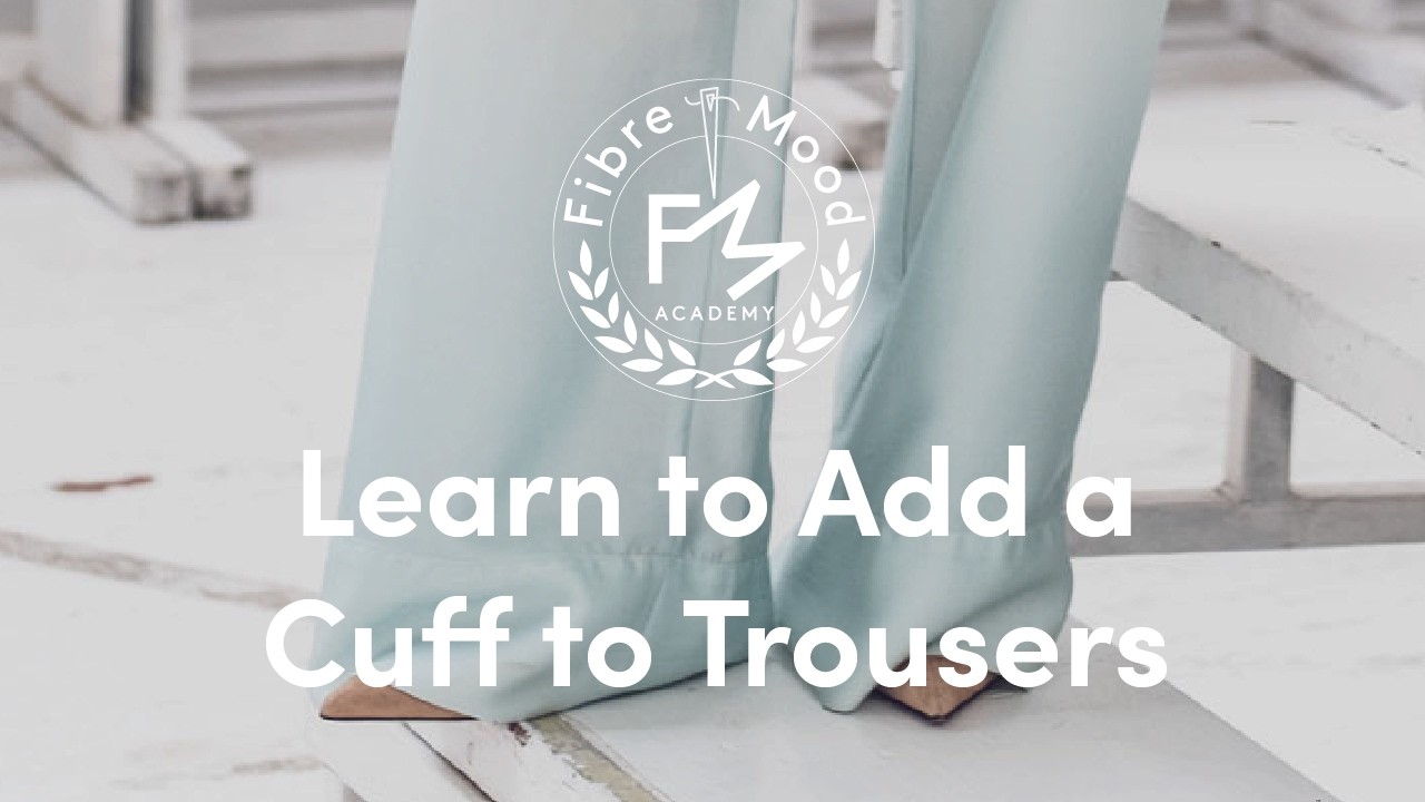 Learn how to add a cuff to trousers