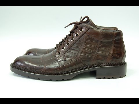 Ботинки из кожи крокодила Ботинки из кожи крокодила