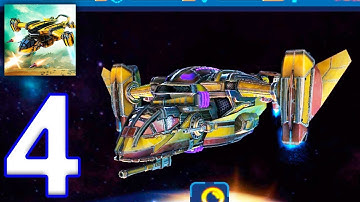 Red Siren: Space Defense - Gameplay Walkthrough Part 4 13-14 LVL Harrier F1 (IOS ANDROID)