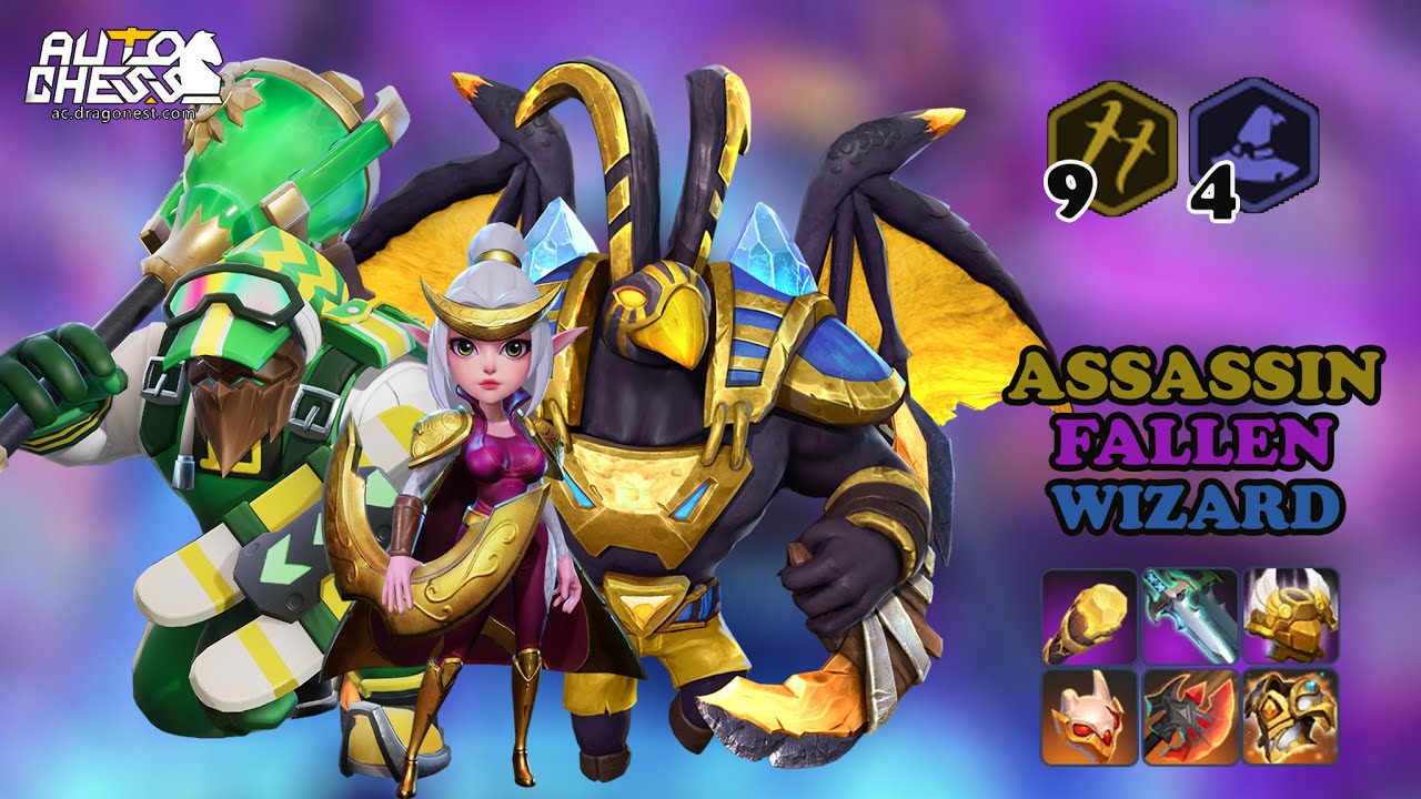 Fallen Wizards A ANOTHER WAY YOU CAN BUILDS ASSASSINS FALLEN WIZARD !!! - Auto Chess ...
