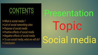 Social Media Presentation(ppt). screenshot 3