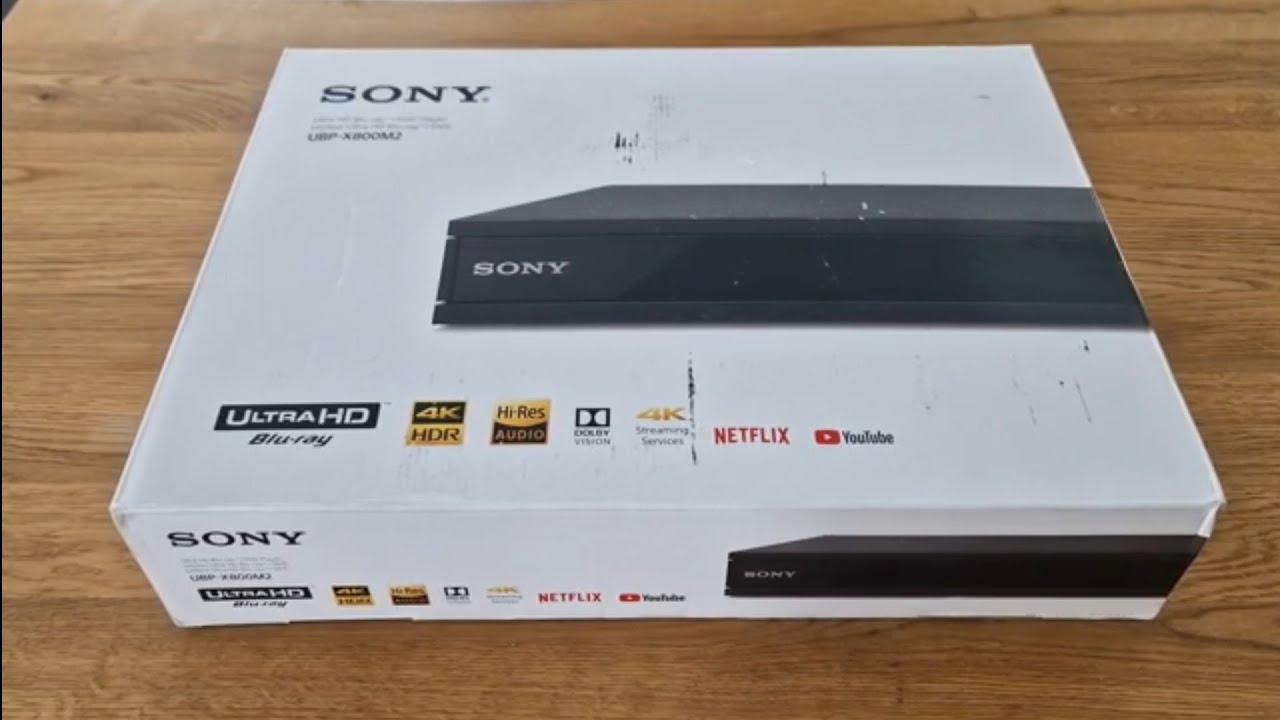 SONY UBP-X800M2　豪華おまけいっぱい付き Sony UBP-X800M2: Region Free 4K Blu-Ray Player- Bombay