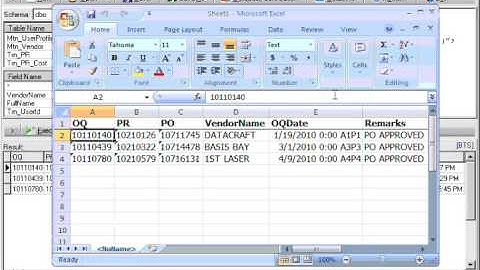 Quick Reporting Tool - Developer create SQL query with parameters for end user execute it directly