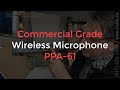 PPA61 Wireless Microphone