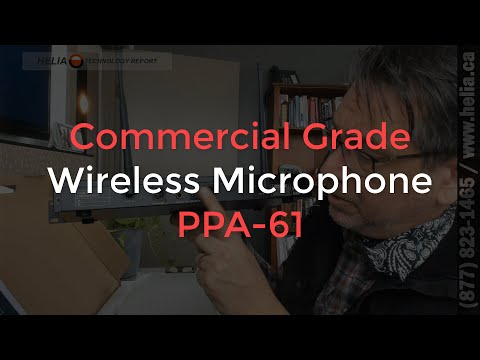 PPA61 Wireless Microphone @HELIACanada