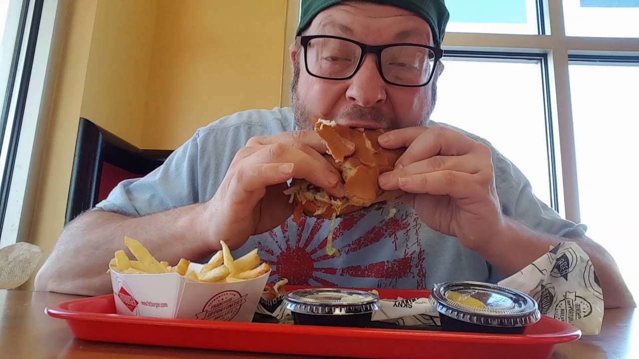 FAT BURGER *XXXL CHEESEBURGER* FOOD CHALLENGE @ 6775 W. Flamingo Rd