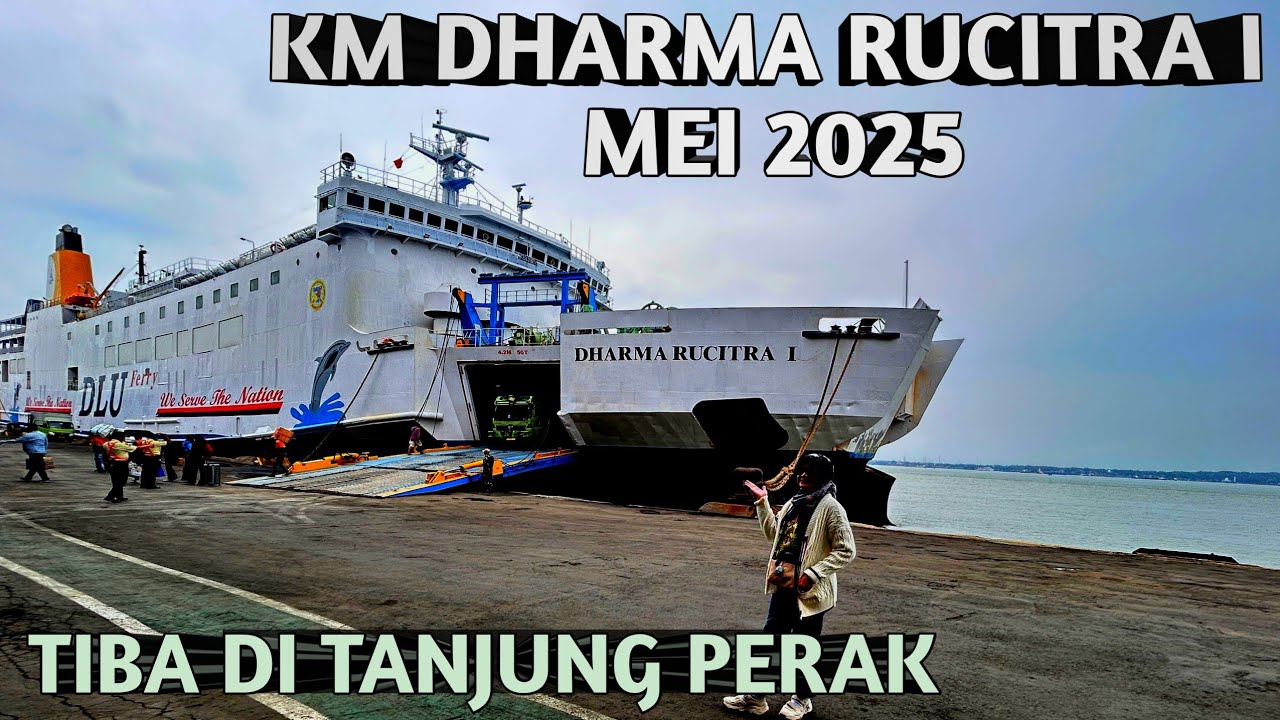 PADAT KAPAL DI PERAIRAN INI, FINISH KM DHARMA RUCITRA 1 DI TANJUNG PERAK