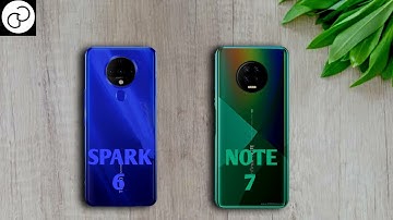 Tecno Spark 6 vs Infinix Note 7
