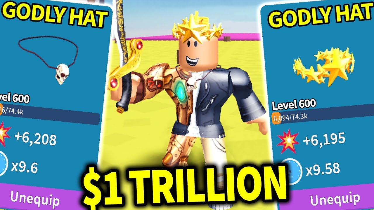 I Got The Best Godly Hat And Became The Richest Player In Unboxing Simulator Roblox Sourcefb - roblox kyle hat