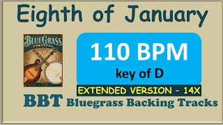 Eighth Of January 110 BPM bluegrass backing track