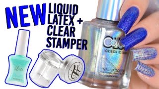 NEW Nail Stuff First Impression - Liquid Latex + Clear Stamper + Plates!